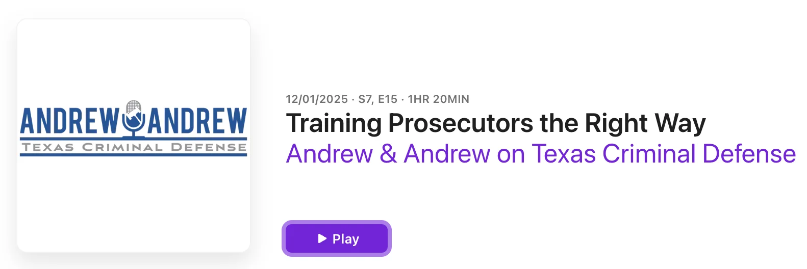 Andrew & Andrew Podcast